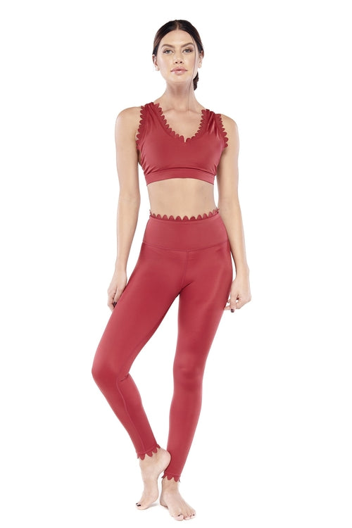 Scalloped Legging-Women&