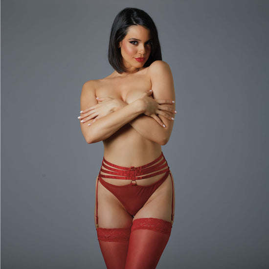 Allure 4ever Yours Ravishing Multi-Strap Garter Panty