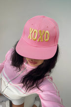 Bonbon XOXO Letter Embroidered Valentines Day Custom Baseball Cap