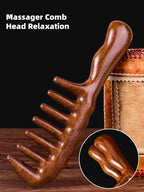 Wooden Head Foot Massager Scalp