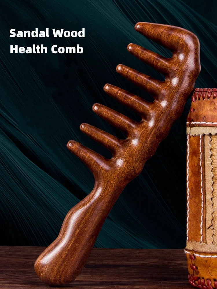 Wooden Head Foot Massager Scalp