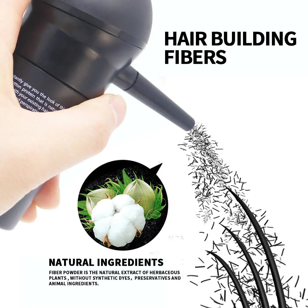 Natural hair-dense fibers