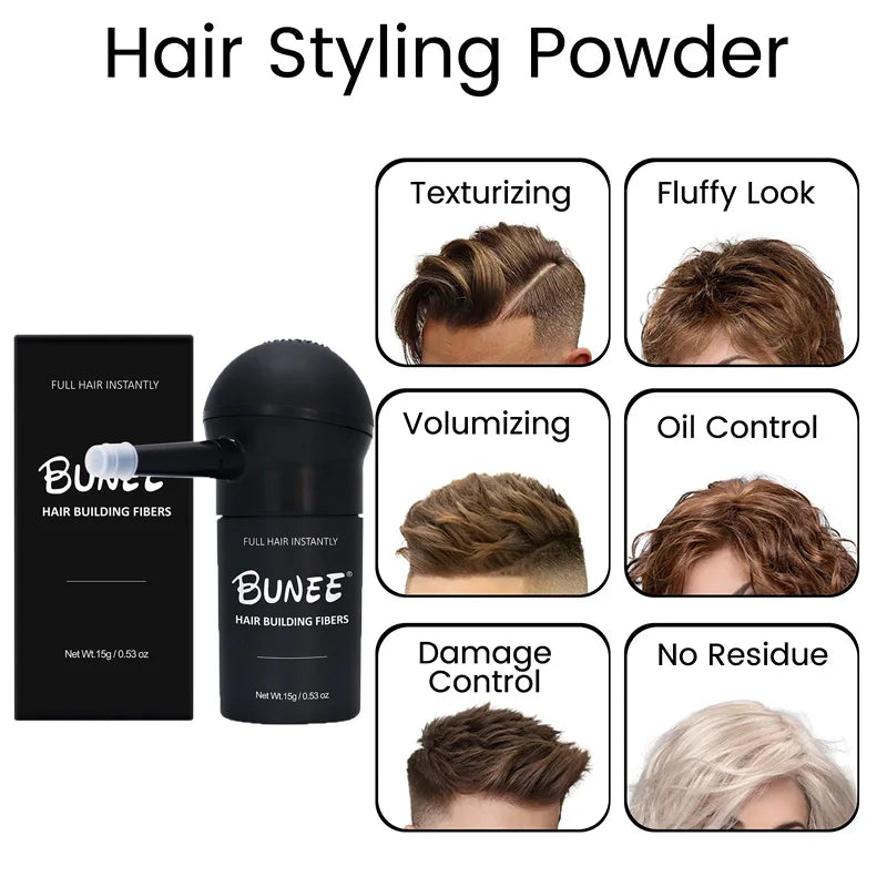 Natural hair-dense fibers
