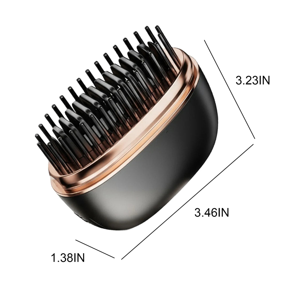 Mini Portable Hair Straightener Brush