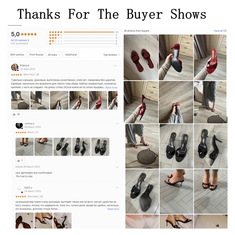 Outdoor Flip Flops Thin High Heel