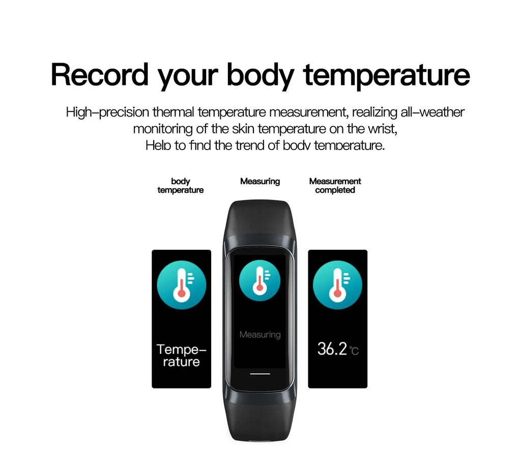 Women Heart Rate Blood Smartwartch