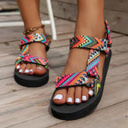 Hemp Rope Set Foot Beach Sandals