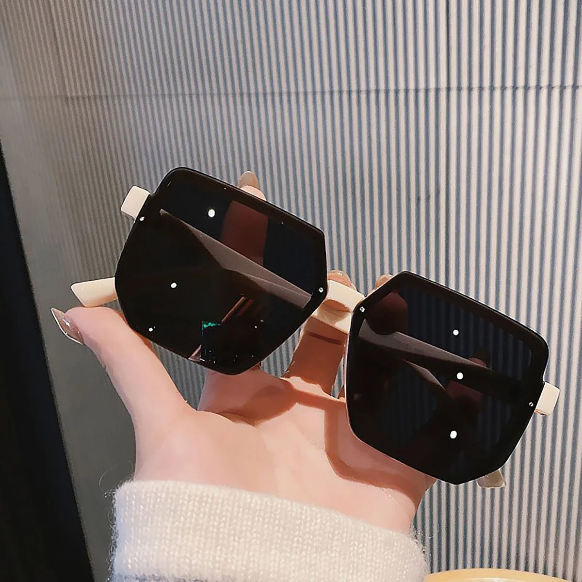 Men Brand Square Sun Glasses
