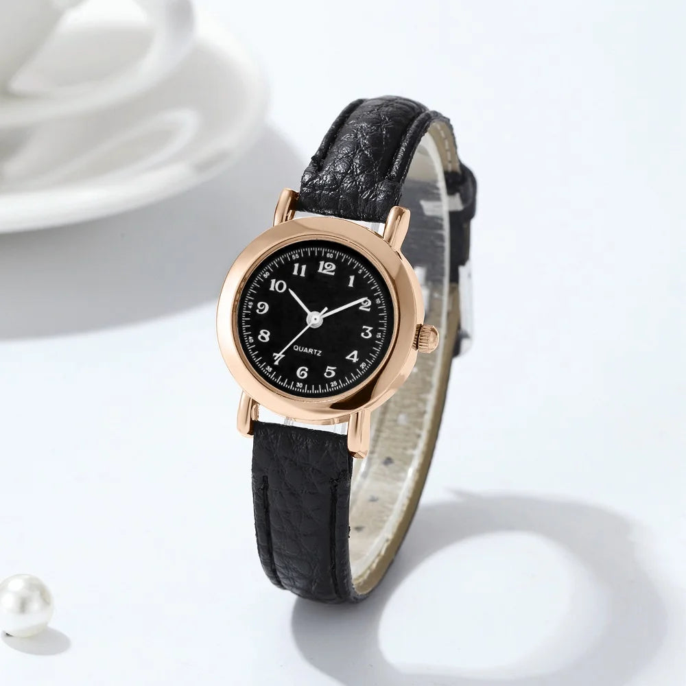 Arabic Leather Band Wristwatches