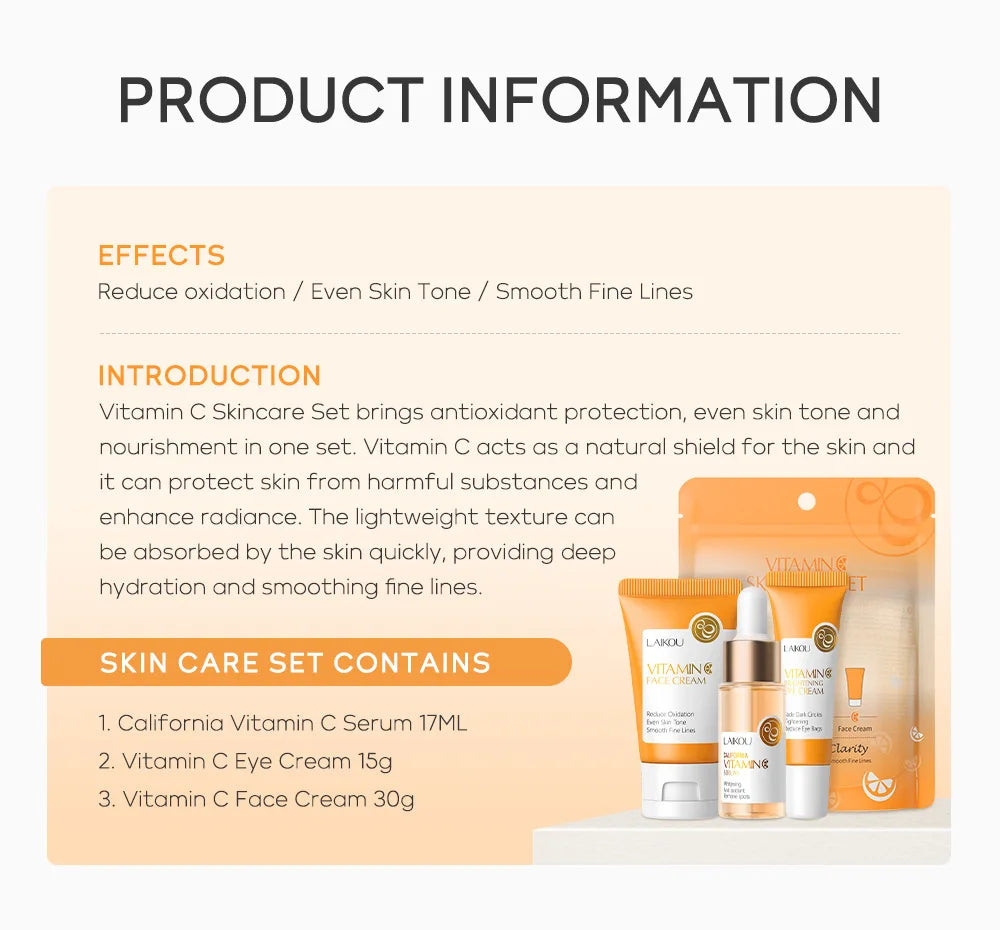 Moisturizing Anti Wrinkles Facial Care Kit