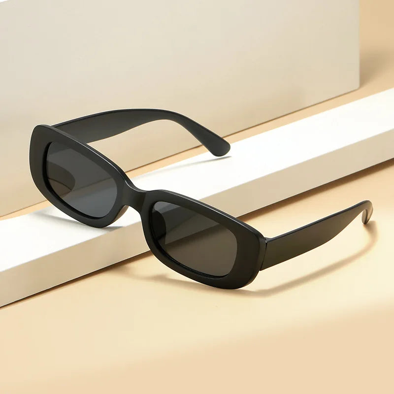 European glasses female retro anti-UV sunglasses