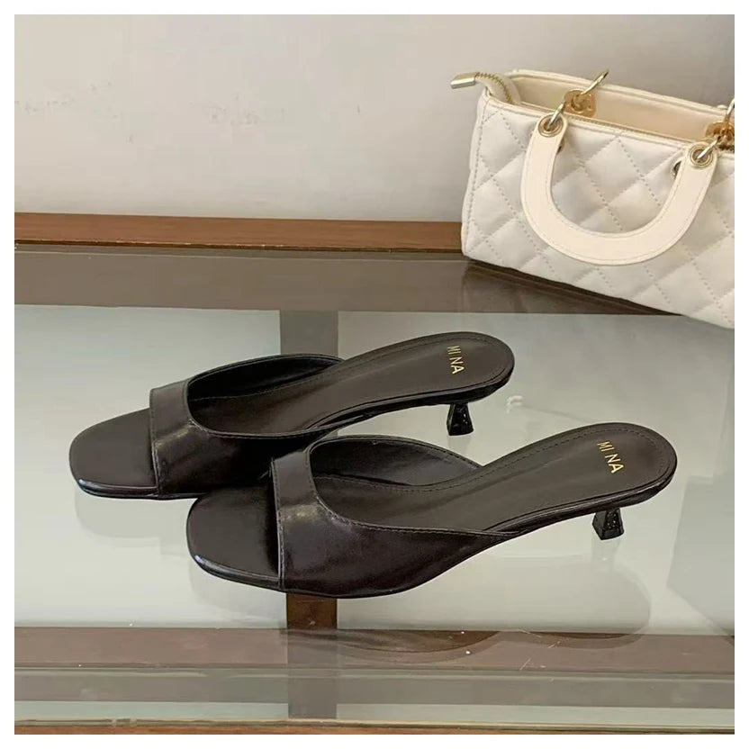 Outdoor Flip Flops Thin High Heel