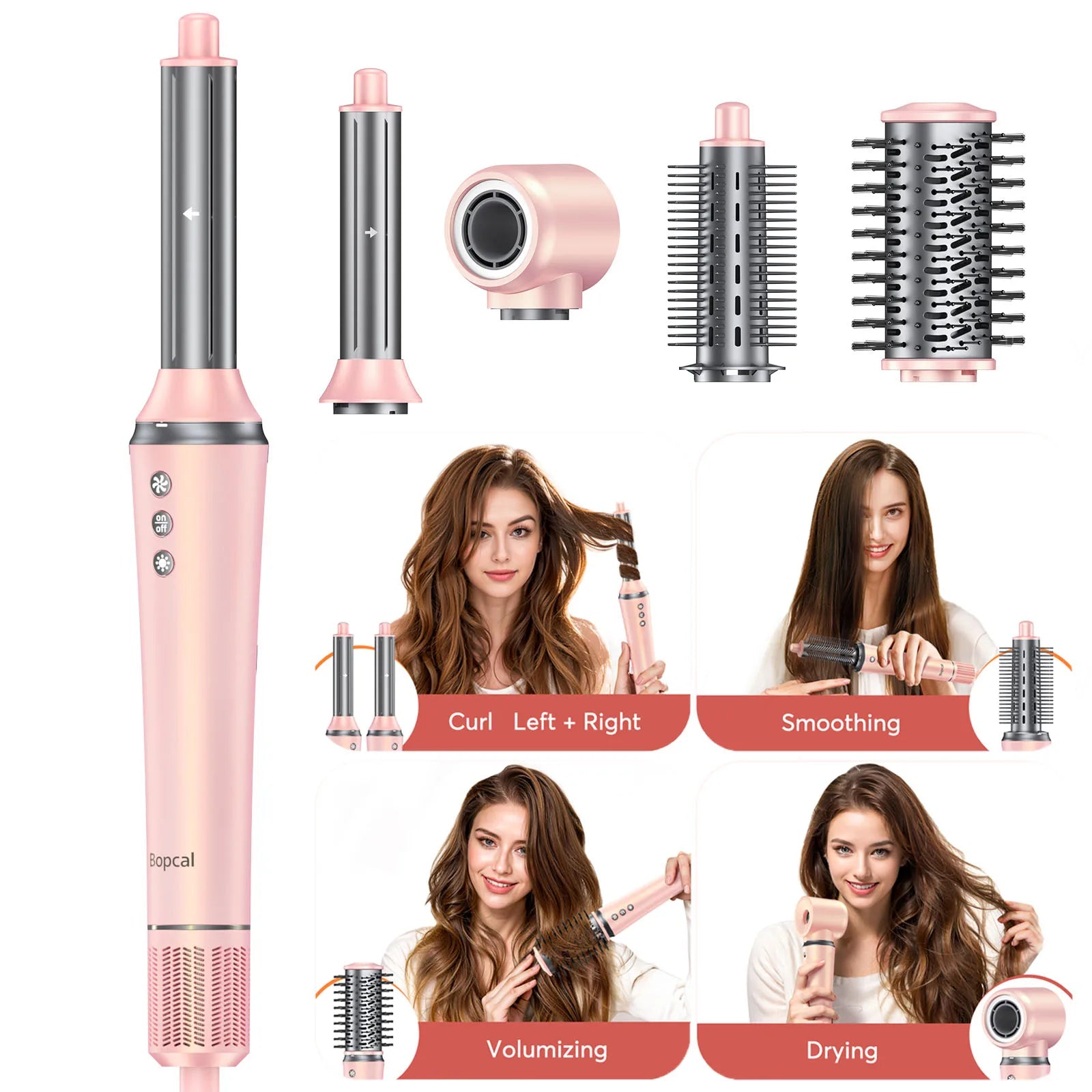 5 In 1 Hair Dryer Hot Air Comb