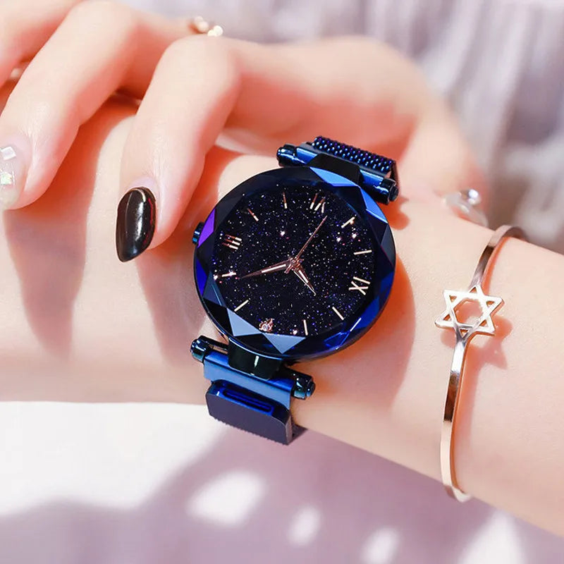 Belt Diamond Quartz Watch Women