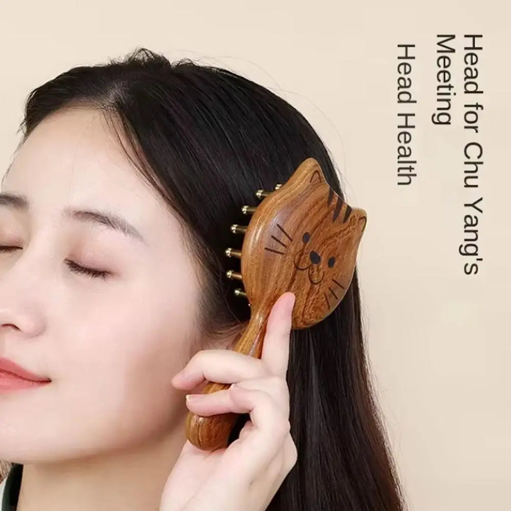 Rosewood Hair Comb with Smooth Teeth