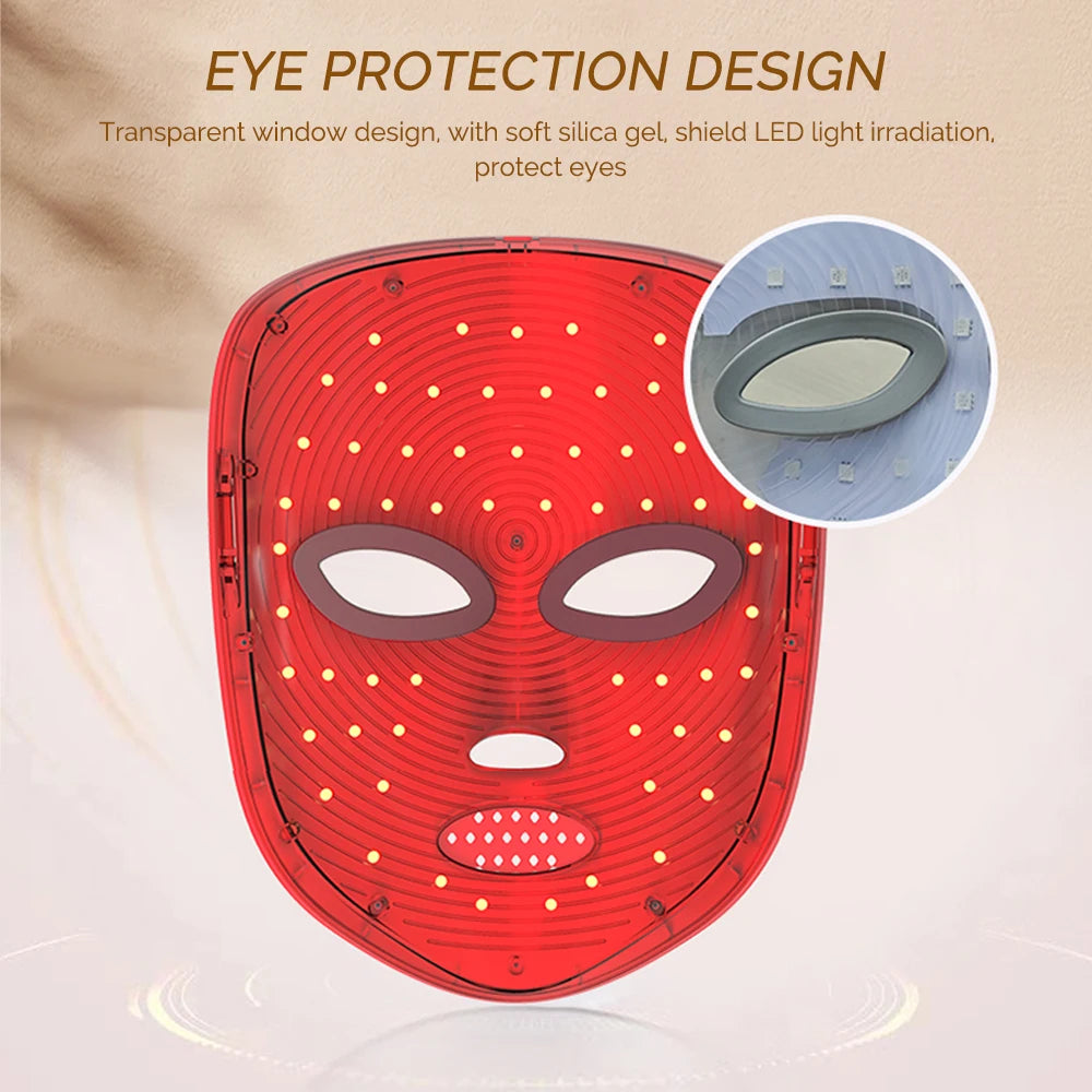 7 Colors LED Facial Mask Light