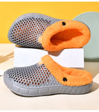 Winter Warm Plus Velvet Thickened Clogs Mule Shoes