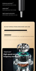 Professional Hair Dryer Hot Cold Wind Air Brush
