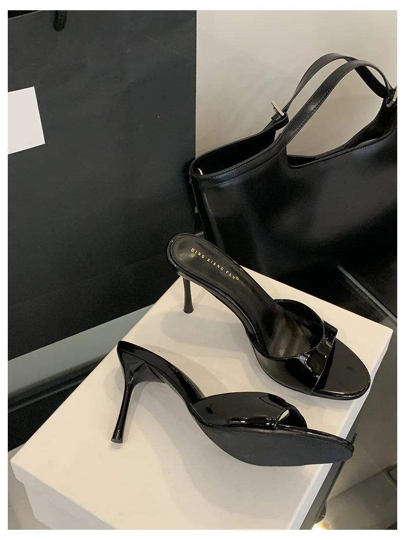 Outdoor Flip Flops Thin High Heel