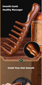 Wooden Head Foot Massager Scalp
