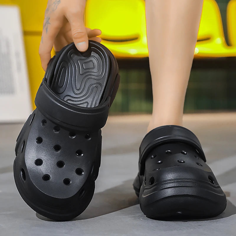 Non-Slip Breathable Toe-Cap Sandals