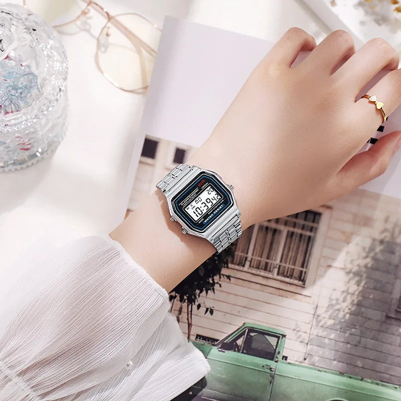 Digital Display Retro Style Watches