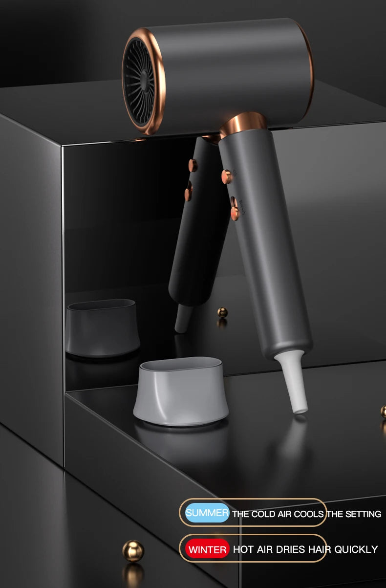 Professional Hair Dryer Hot Cold Wind Air Brush