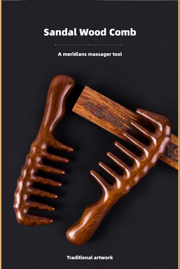 Wooden Head Foot Massager Scalp
