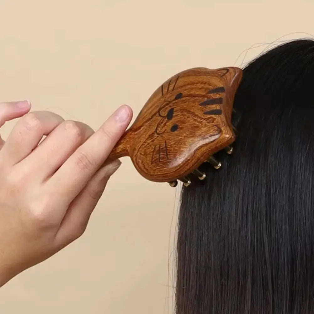 Rosewood Hair Comb with Smooth Teeth