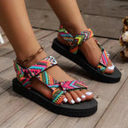 Hemp Rope Set Foot Beach Sandals