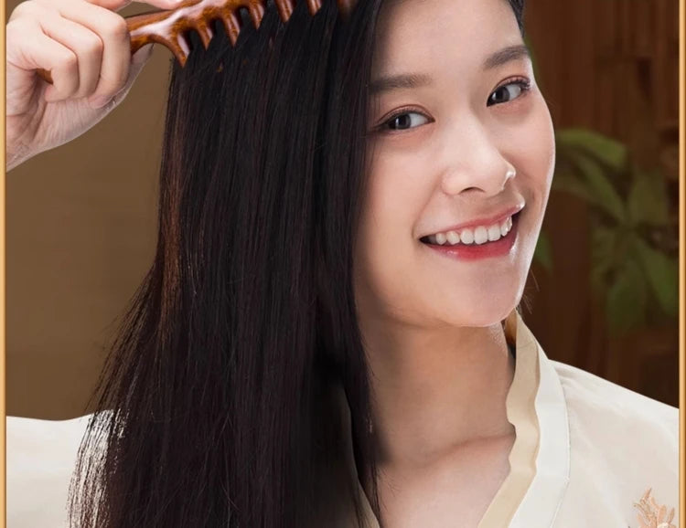Wooden Head Foot Massager Scalp