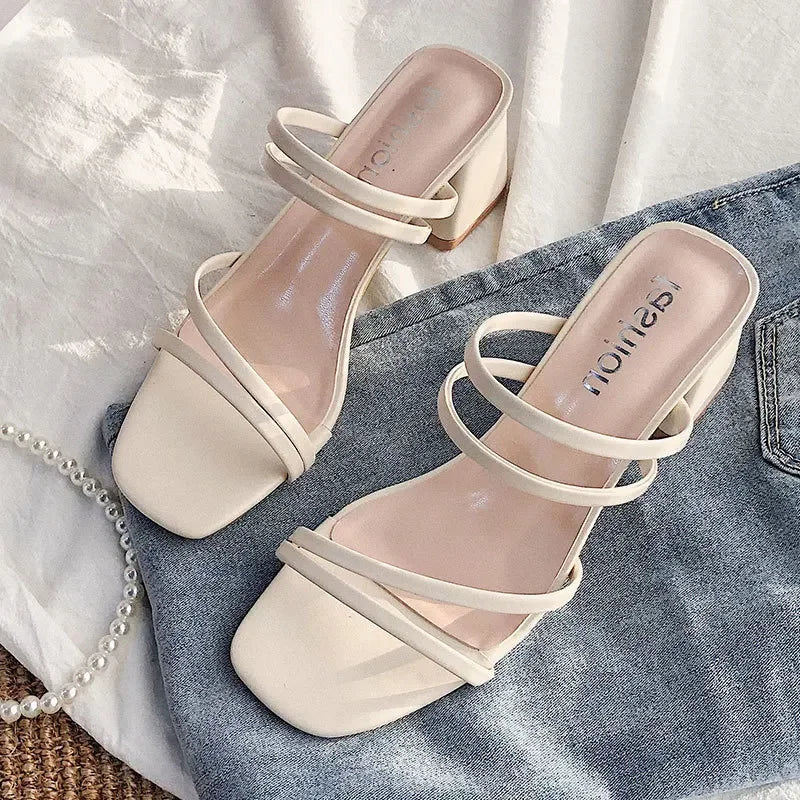 Ankle Strap Ladies Women High Heel