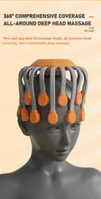 Head Massager Red Light Vibrator