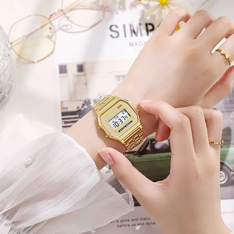 Digital Display Retro Style Watches