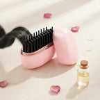 Mini Portable Hair Straightener Brush
