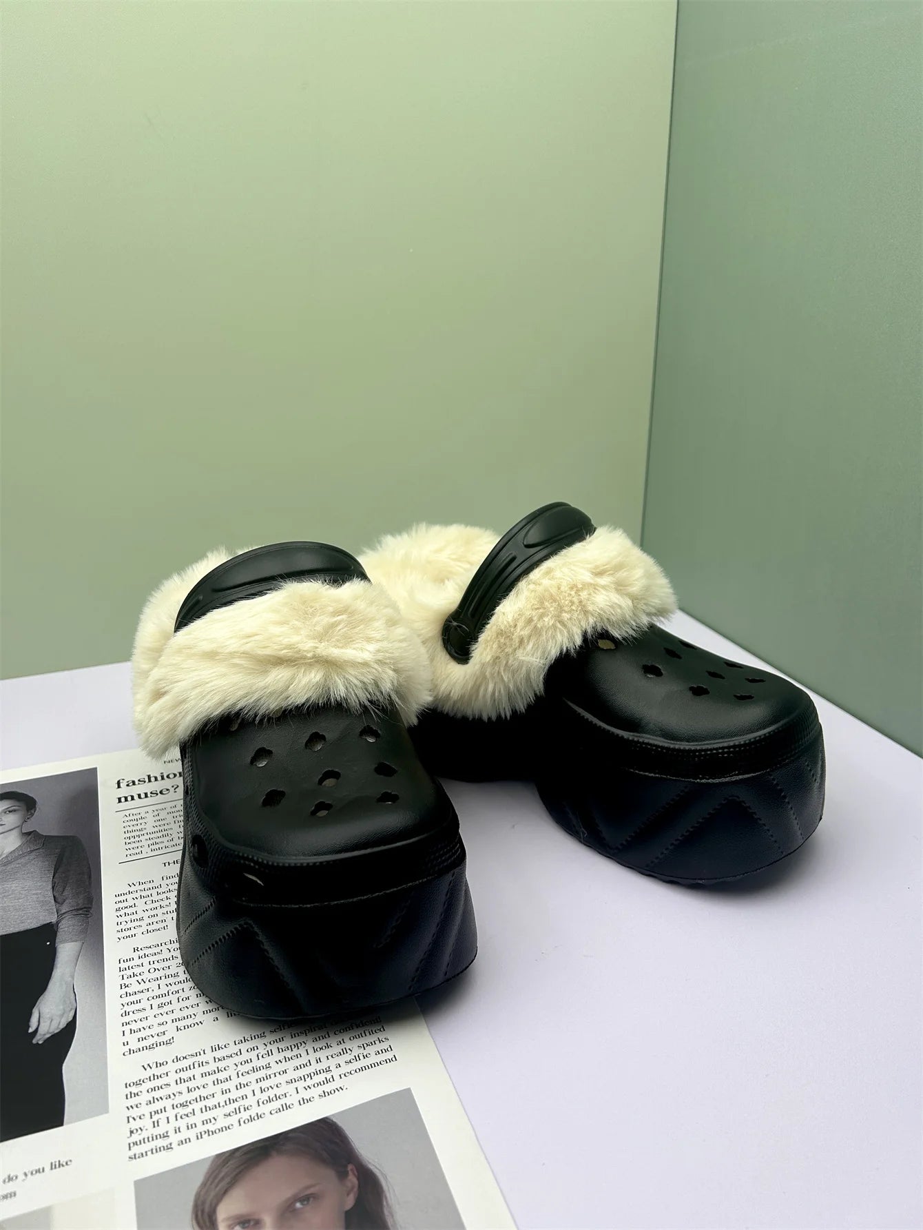 Platform Beach Cotton Sandal