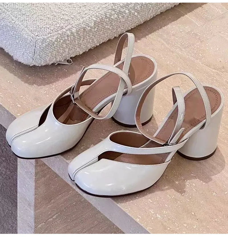 Slingbacks Female Thick High heels