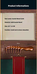 Wooden Head Foot Massager Scalp