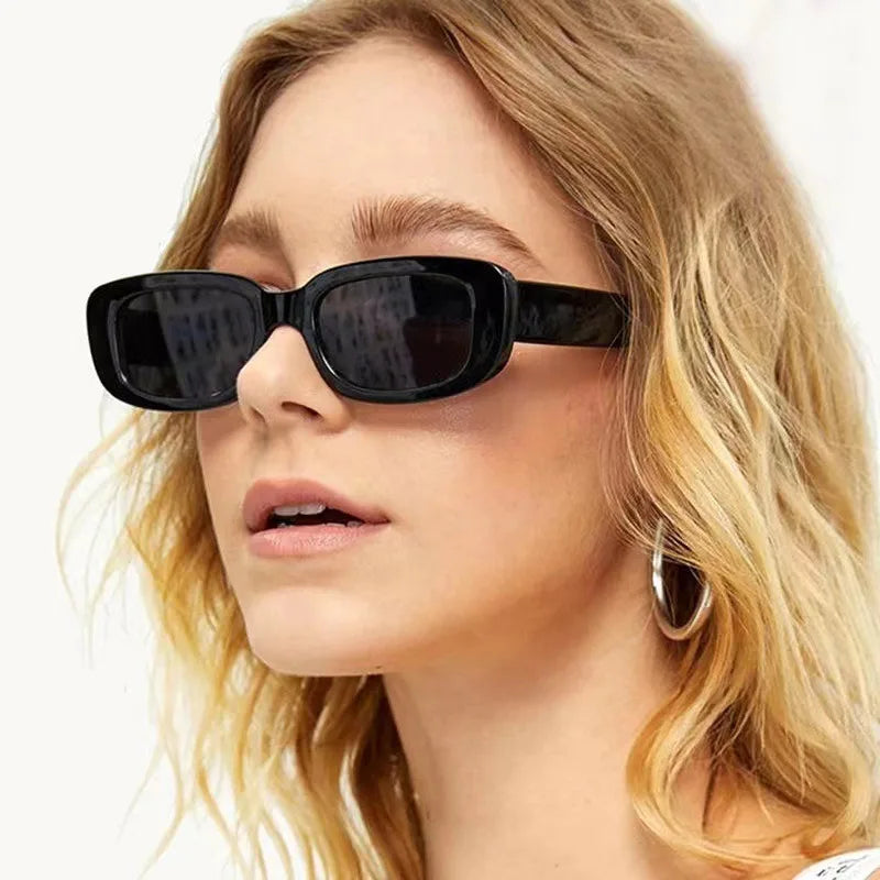 European glasses female retro anti-UV sunglasses