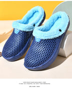 Winter Warm Plus Velvet Thickened Clogs Mule Shoes