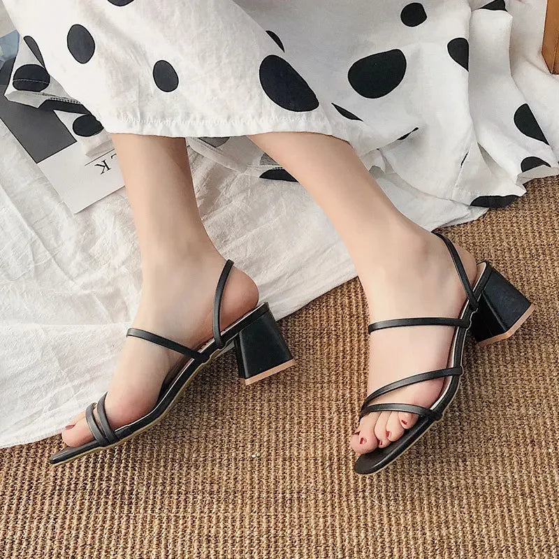 Ankle Strap Ladies Women High Heel