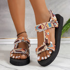Hemp Rope Set Foot Beach Sandals
