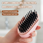 Mini Portable Hair Straightener Brush