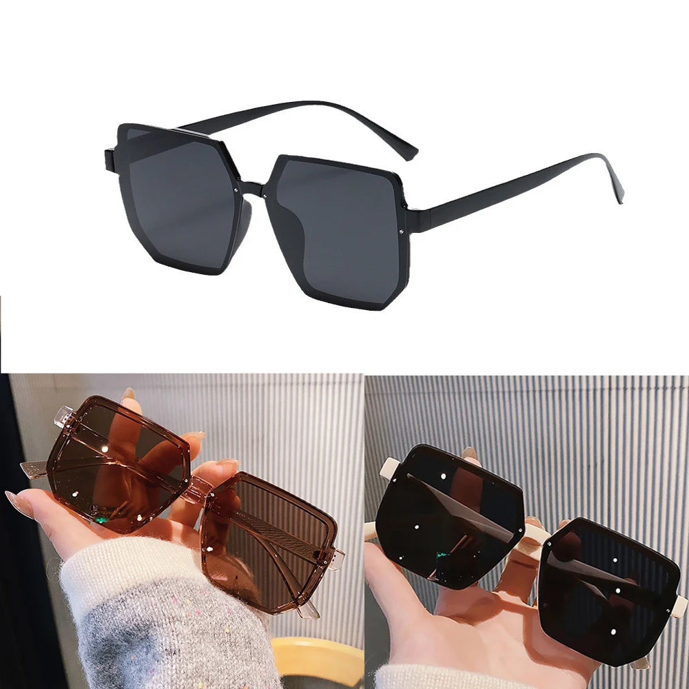 Men Brand Square Sun Glasses