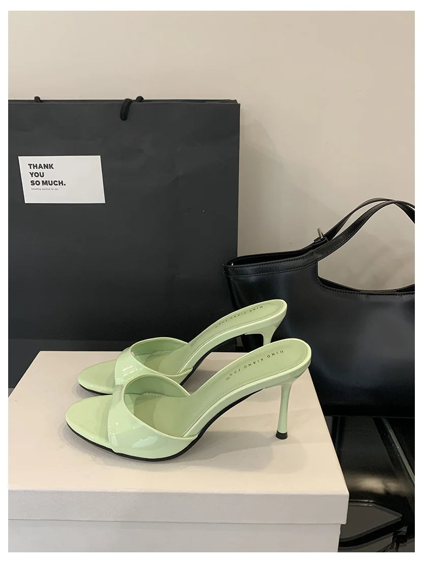 Outdoor Flip Flops Thin High Heel