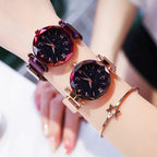 Belt Diamond Quartz Watch Women