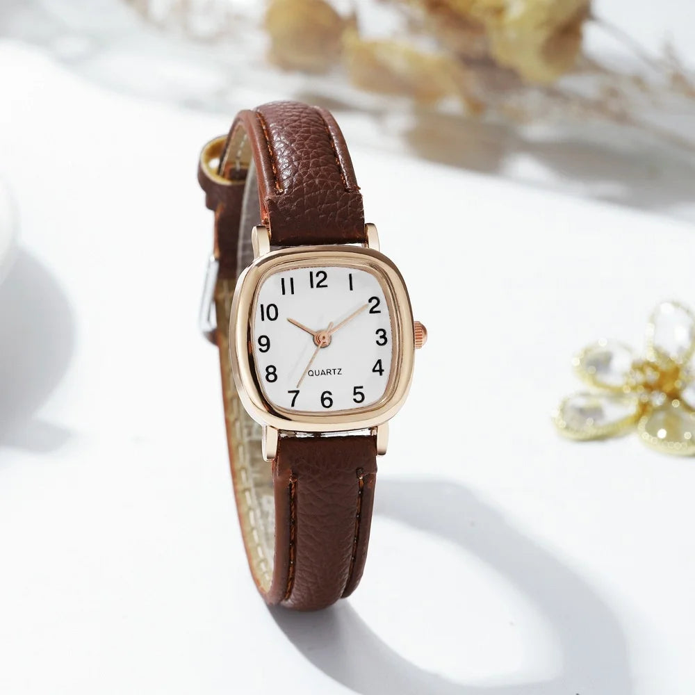Arabic Leather Band Wristwatches