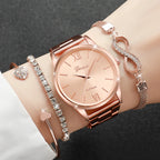 Luxury Steel Band Ladies Quartz Watch