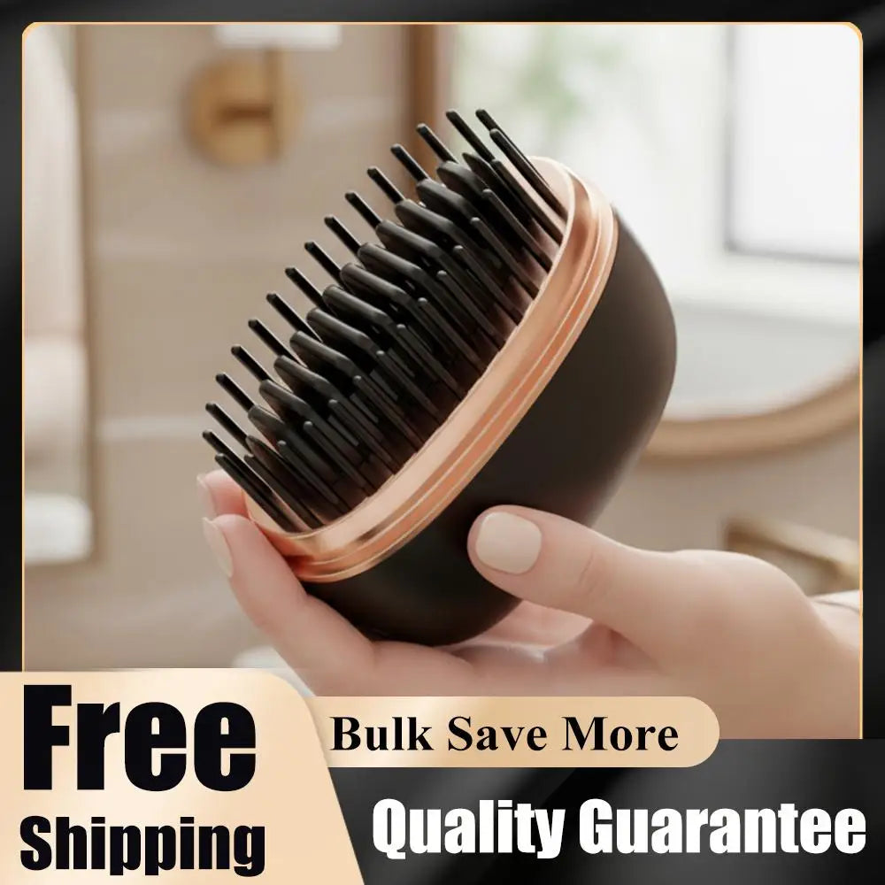 Mini Portable Hair Straightener Brush
