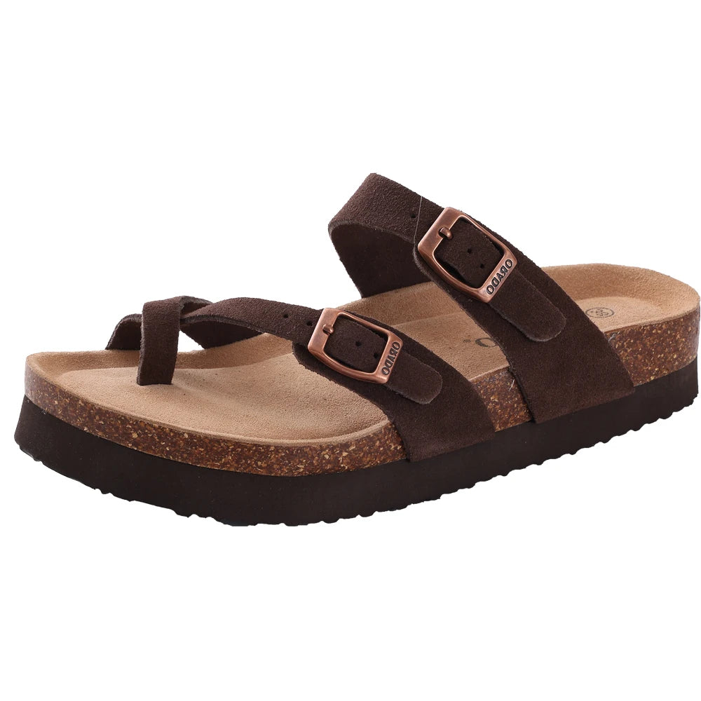 Cork Mules Soft Footbed Sandals